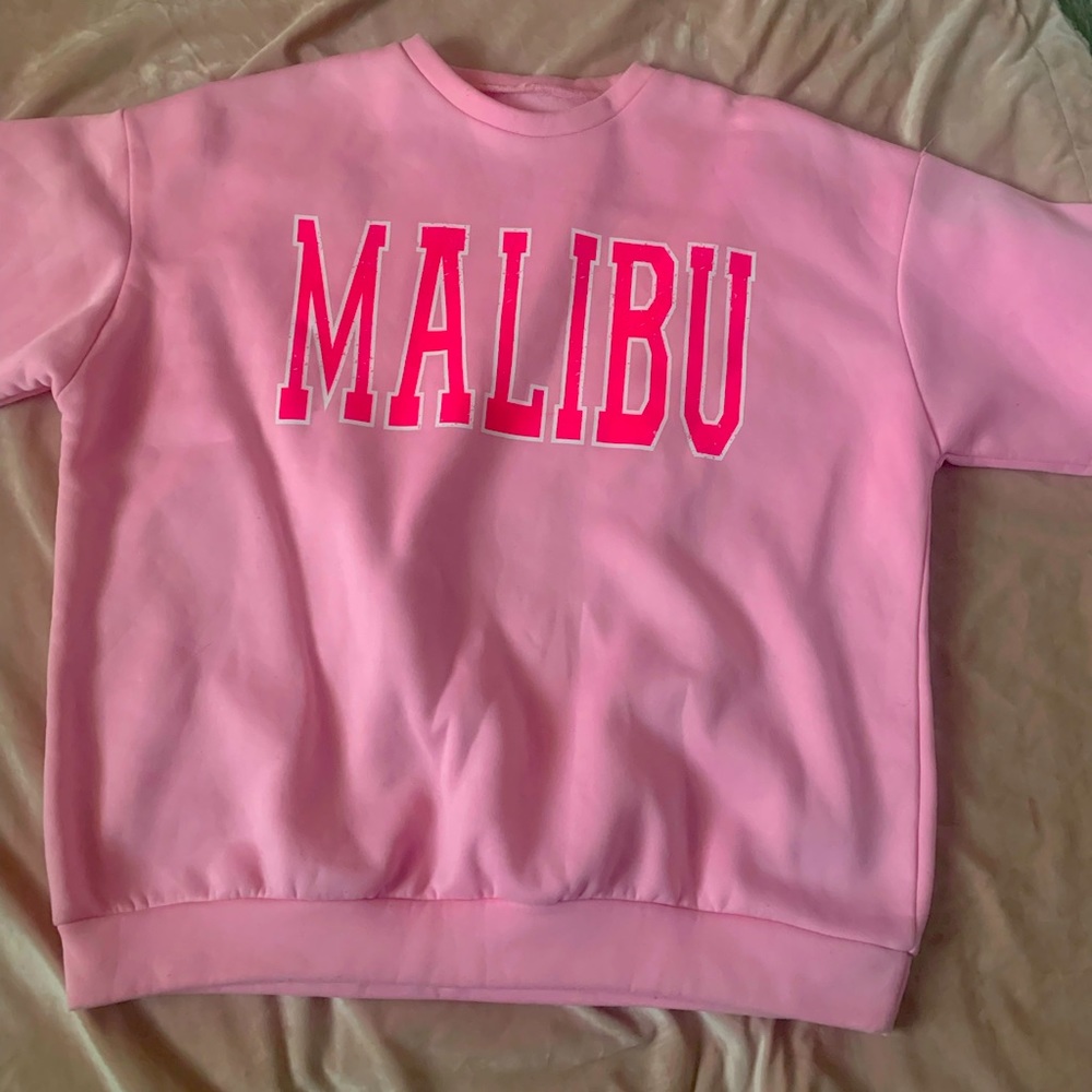 PINK XL MALIBU SWEATSHIRT